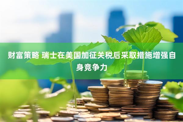 财富策略 瑞士在美国加征关税后采取措施增强自身竞争力